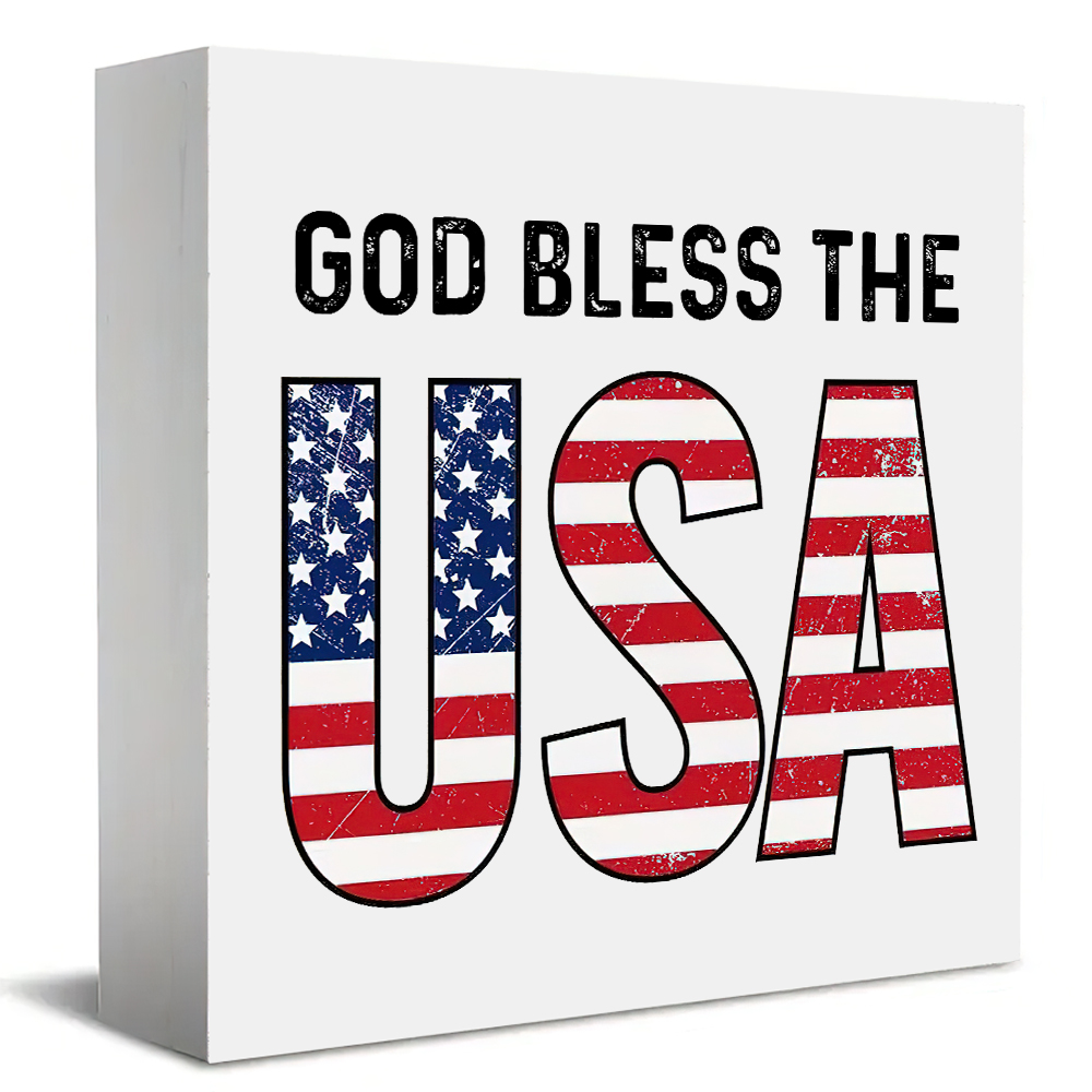Office Furniture In Usa - 1 pezzo di cartello patriottico God