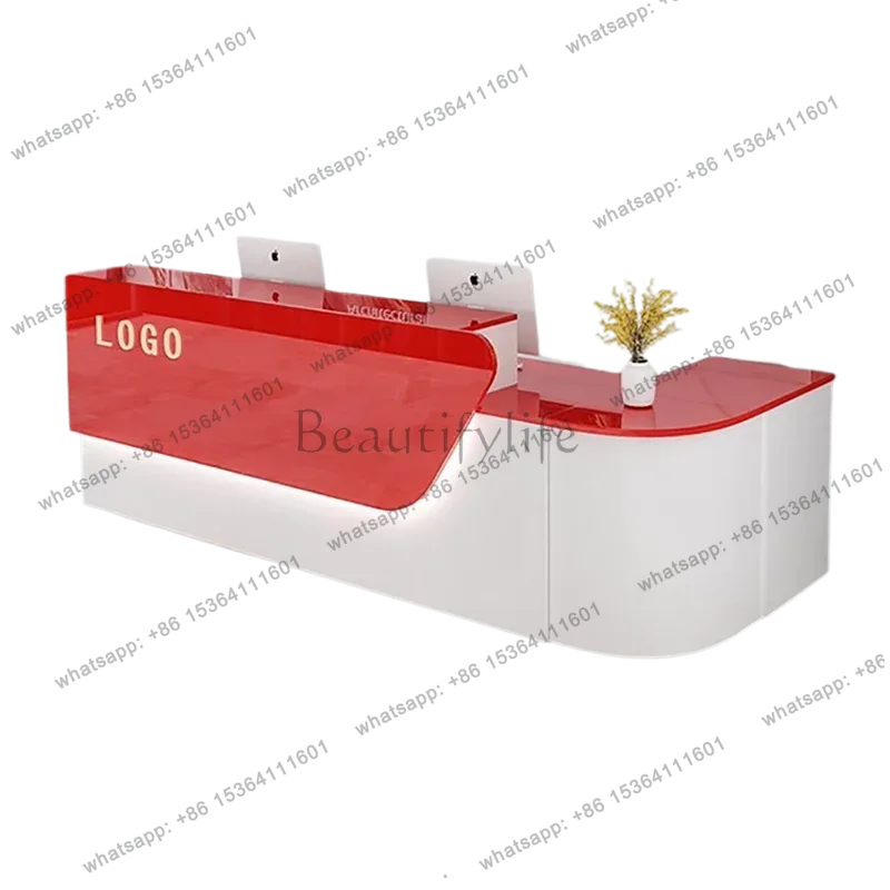 Office Furniture In Usa - Bancone Reception Personalizzato, Stile Moderno USA,