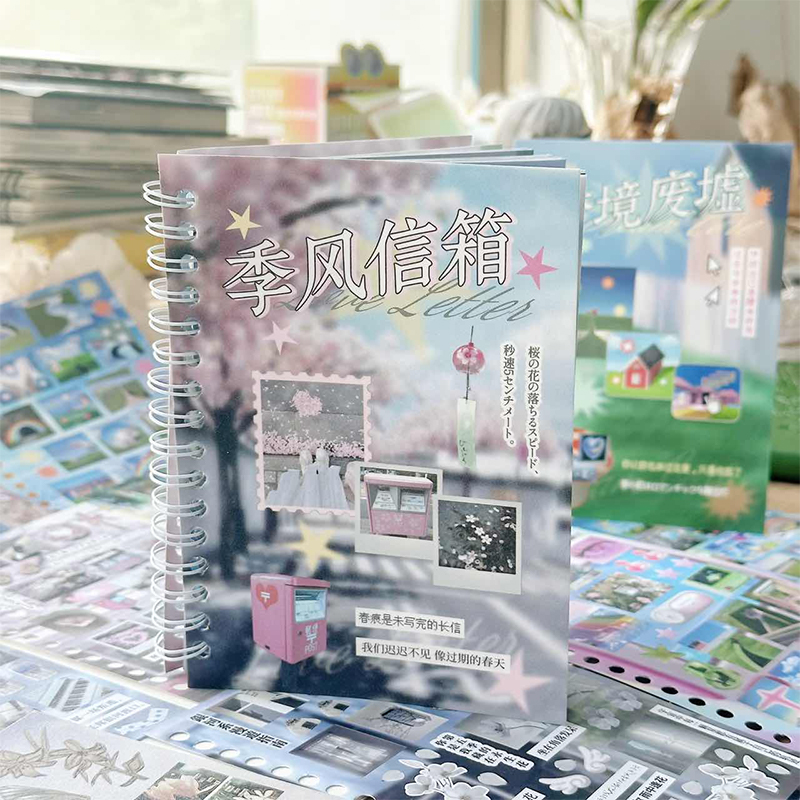 Office Furniture Brand - Mr. Paper Time Libro di adesivi