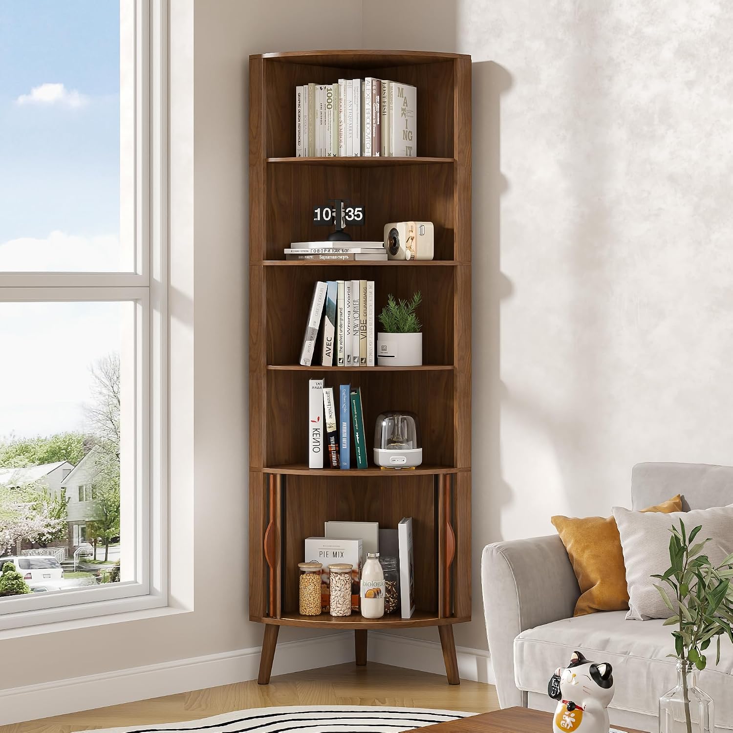 Libreria Angolare a 5 Ripiani, - Bookshelf 5 Tier recensione e prezzo