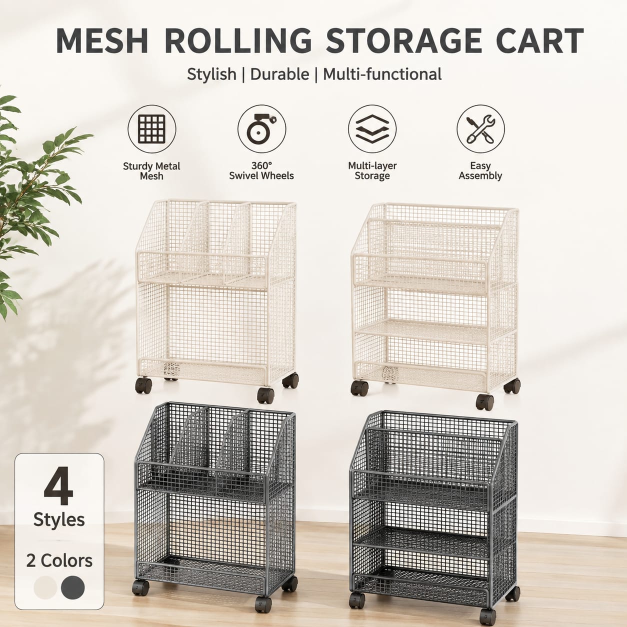 Carrello Mobile per Libri con  - Book Cart Rolling recensione e prezzo