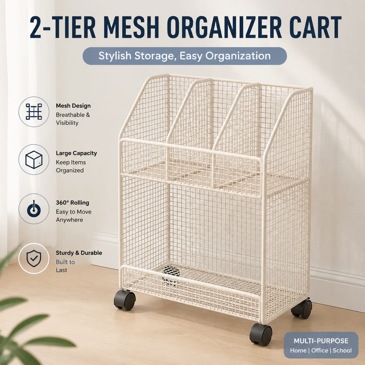 Carrello Mobile per Libri con  - Book Cart Rolling recensione e prezzo