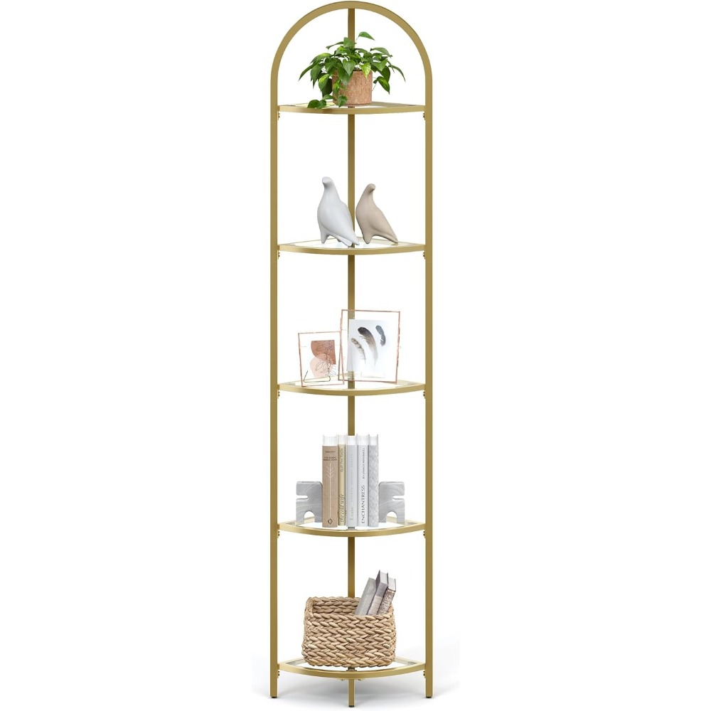 Supporto per mensola angolare  - Bookshelf 5 Tier recensione e prezzo