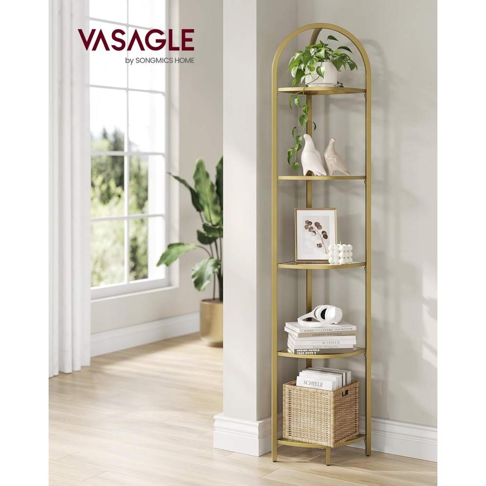 Supporto per mensola angolare  - Bookshelf 5 Tier recensione e prezzo