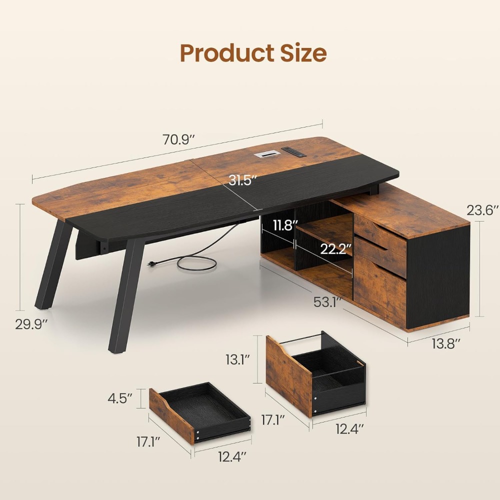 Scrivania Direzionale da 71 Po - Office Furniture In Usa recensione e prezzo