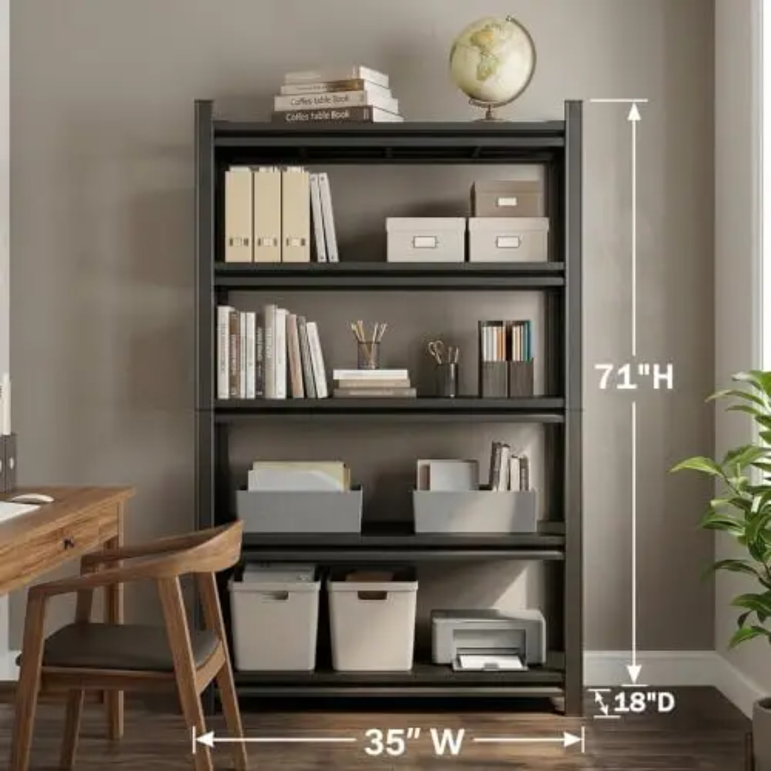 Libreria a 5 Ripiani Resistent - Bookshelf 5 Tier recensione e prezzo