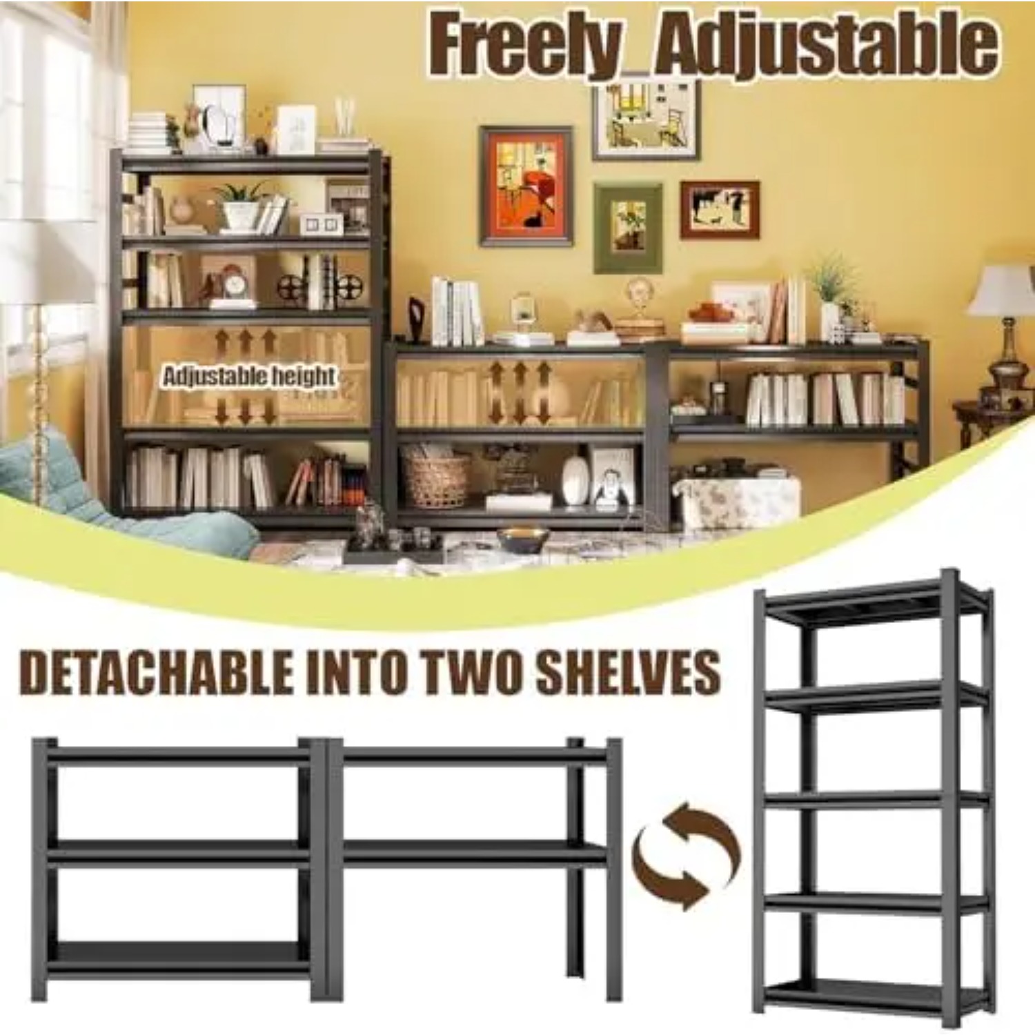 Libreria a 5 Ripiani Resistent - Bookshelf 5 Tier recensione e prezzo