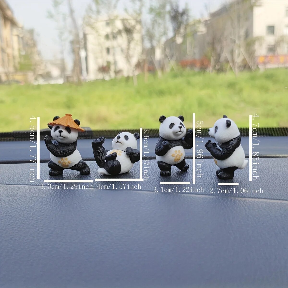 4 pezzi/set Panda Design Ornam - Office Furniture Brand recensione e prezzo