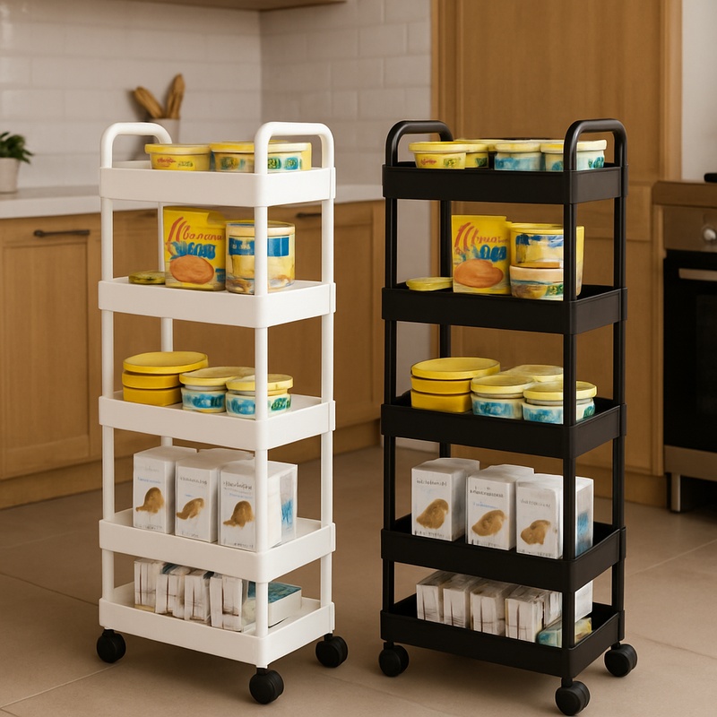 Carrello di Stoccaggio a 5 Rip - Book Cart Rolling recensione e prezzo