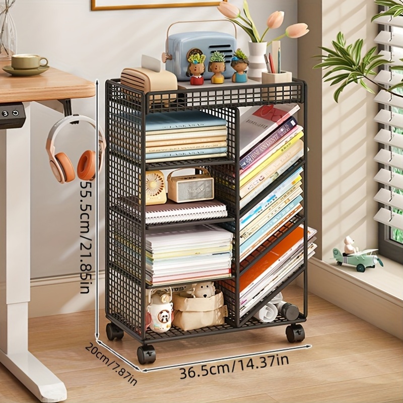 Carrello per libri con rotelle - Book Cart Rolling recensione e prezzo