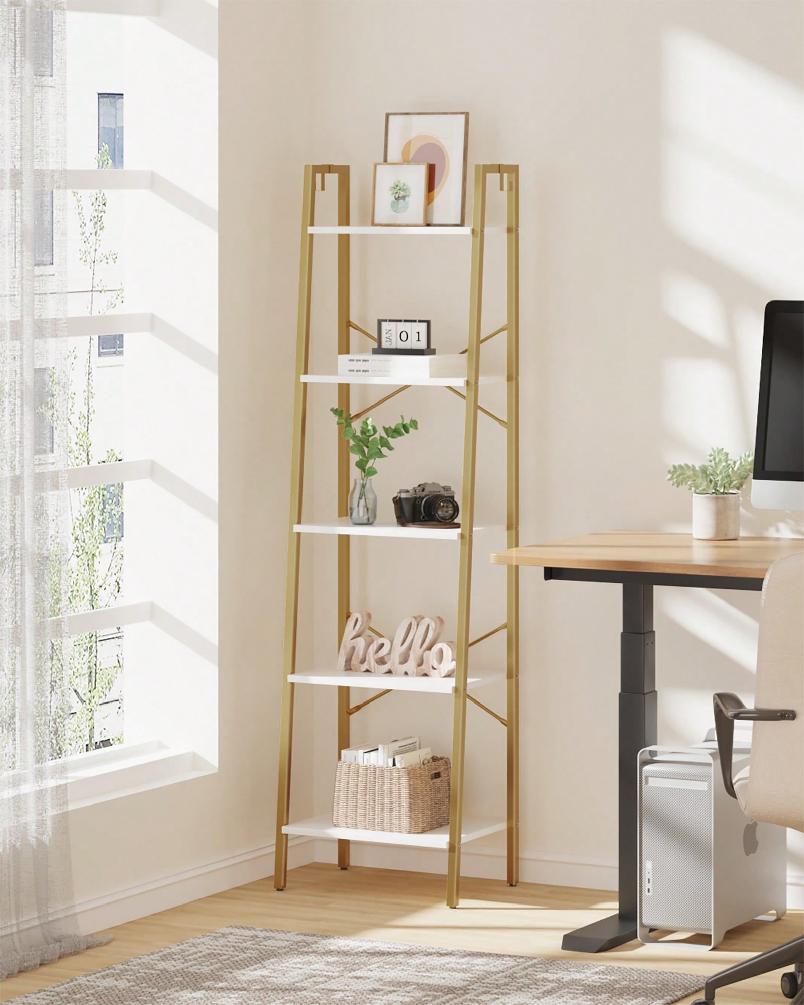 Scaffale a 5 Ripiani in Stile  - Bookshelf 5 Tier recensione e prezzo