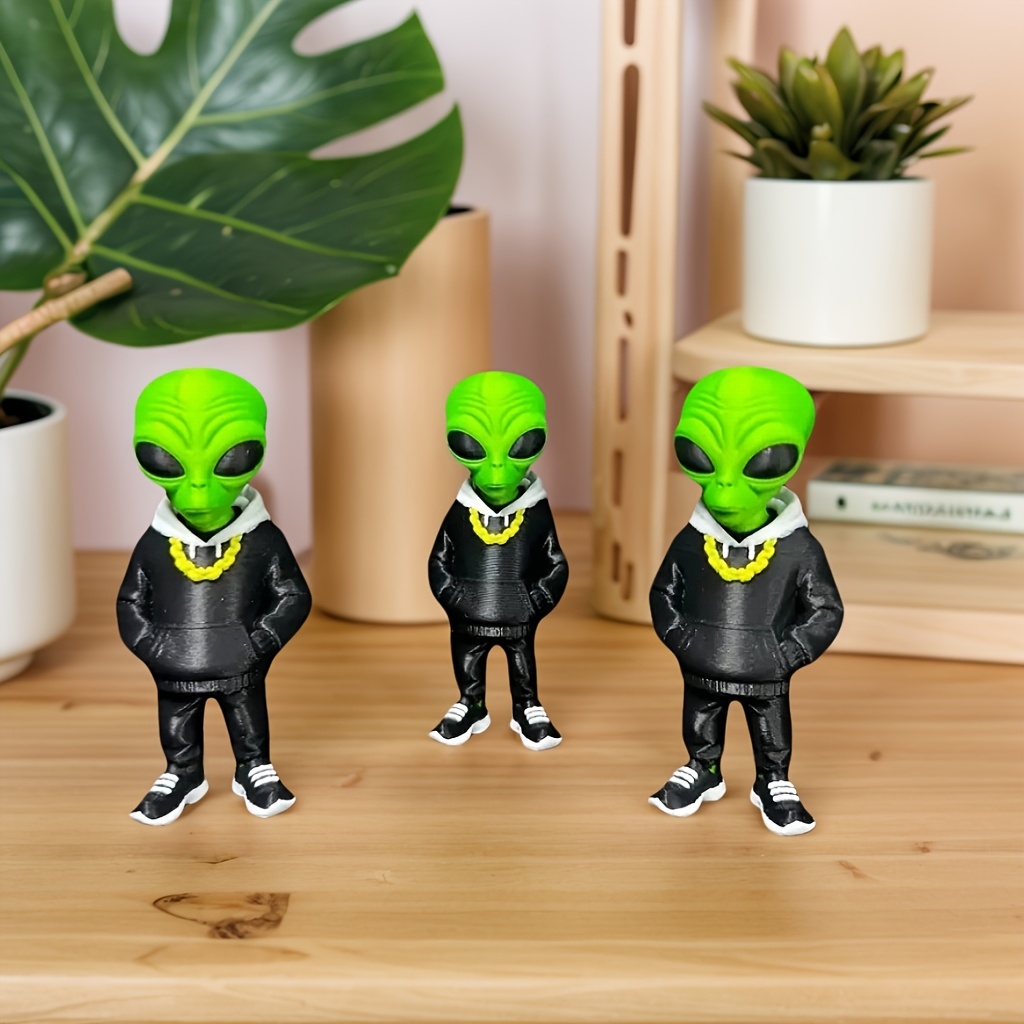 1 Pezzo Figura di Alieno Verde - Office Furniture Brand recensione e prezzo
